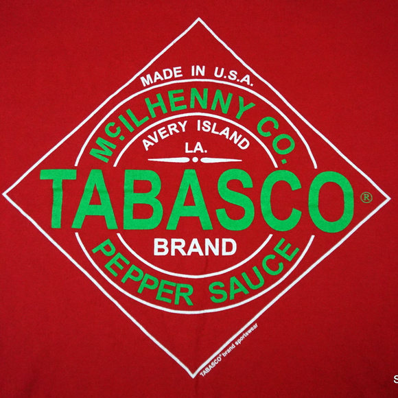 Tabasco Shirts Vintage Mens Tabasco Pepper Sauce Tshirt Usa Xl